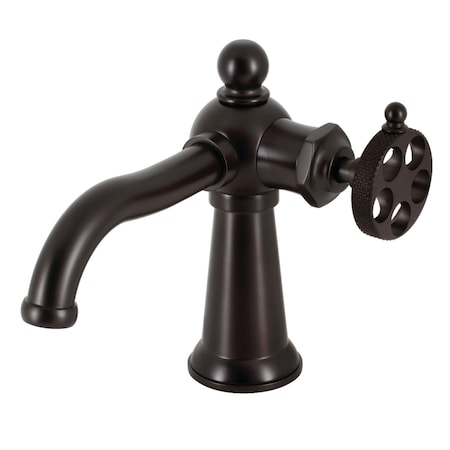 Kingston Brass Single-Handle Bathroom Faucet with Push Pop-Up, Oil Rubbed Bronze KS3545RKX